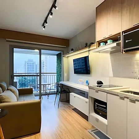 Apto 805 Completo Em Moema | A/C, Wi-Fi E Jacuzzi. Sao Paulo Exterior photo